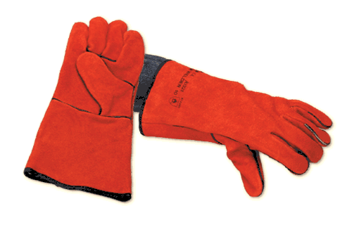 Welder 5-vinger lashandschoen EN407 - 35 cm